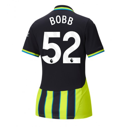 Fotbalové Dres Manchester City Oscar Bobb #52 Dámské Venkovní 2024-25 Krátký Rukáv